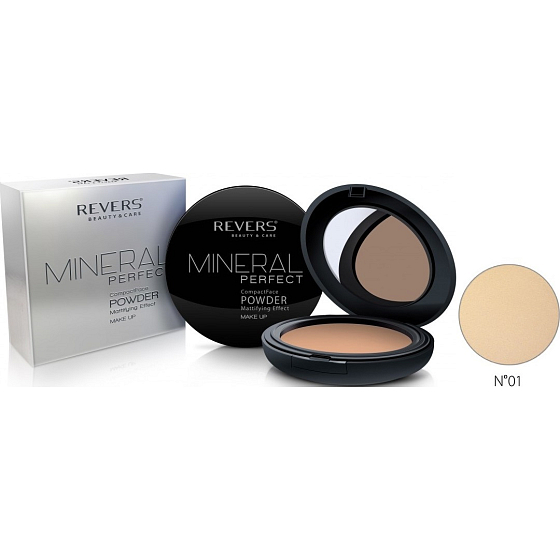 Revers Mineral Perfect Powder Kompaktpulver 01, 8 g