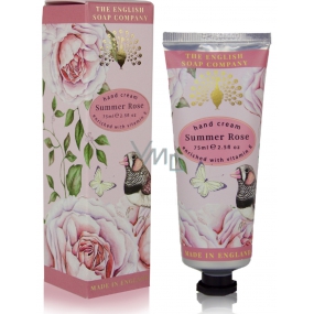 English Soap Summer Rose Luxus-Handcreme mit Vitamin E und Bienenwachs 75 ml