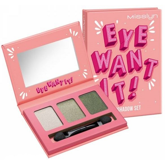 Misslyn Eye will es! Lidschatten-Palette in Papierverpackung 56 Leaf Me Alone 2,1 g