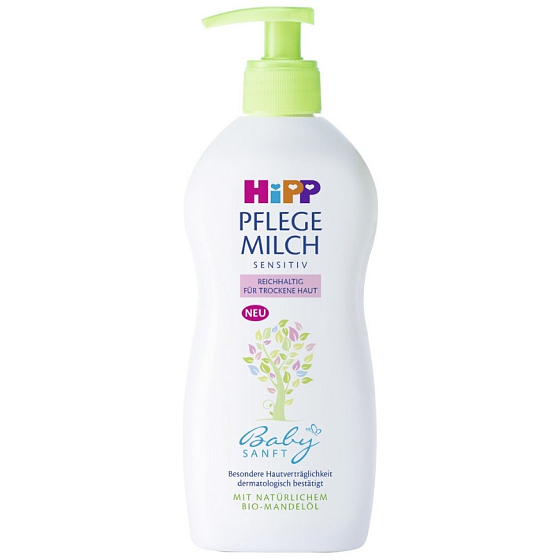 HiPP Babysanft Bodylotion für Kinder, für Spender für trockene Haut 300 ml