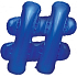 Albi Aufblasbares Zeichen Hashtag 49 cm
