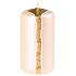 Emocio Kerze mit goldenem Zylinder 50 x 100 mm