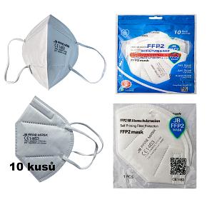 JB Atemschutzmaske 5-lagig FFP2 Maske CE 1463 10 Stück