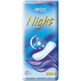 Micci Night Intim Pads ohne Flügel 10 Stück
