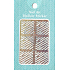 Nail Accessory Hollow Sticker Nagelschablonen mehrfarbige Streifen 1 Blatt