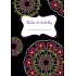 Ditipo Relax Handtasche Mandala rosa kreatives Notizbuch 16 Blätter, Format A6 15 x 10,5 cm
