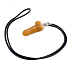 Aventurin oranžový Penis amulet pro plodnost, přívěsek přírodní kámen ručně broušený 3 cm, kámen štěstí a prosperity