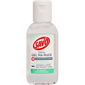 Savo Händedesinfektionsgel mit antibakterieller Wirkung, 50 ml
