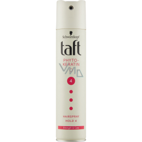 Taft Keratin, Haarspray ultra stark, Fixierungsstärke 4, 250 ml Taft Keratin, Haarspray ultra stark, Fixierungsstärke 4, 250 ml