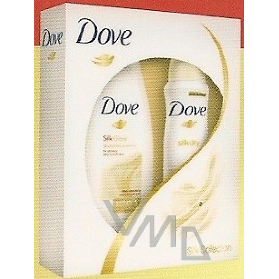 Dove Silk Deodorant Spray 150 ml + Duschgel 250 ml, Kosmetikset