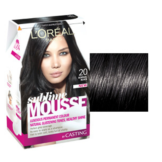 Loreal Paris Sublime Mousse Haarfarbe 20 sinnliches Schwarz
