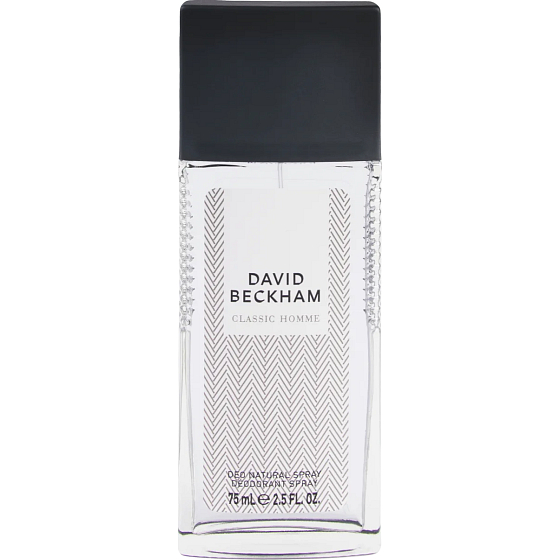 David Beckham Classic Homme parfumierter Deodorant Glas für Männer 75 ml