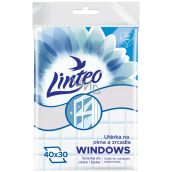 Linteo Satin Schwedisches Mikrofasertuch für Fenster und Spiegel 40 x 30 cm 1 Stück