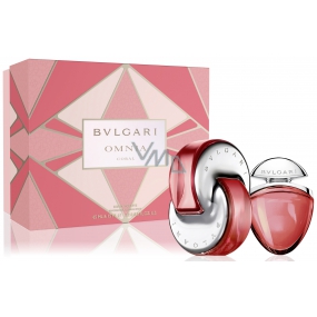 Bvlgari Omnia Koralle Eau de Toilette 65 ml + Eau de Toilette 15 ml, Geschenkset für Frauen