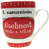 Nekupto Birthday Mug Persönlichkeit wächst mit dem Alter von 350 ml