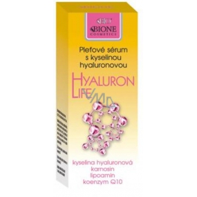 Bione Cosmetics Hyaluron Life mit Hyaluronsäure-Hautserum für Mischhaut bis fettige Haut 40 ml