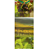 Nekupto Geschenk Papiertüte für Flasche 33 x 10 x 9 cm Weinberg 1 Stück 0439 50 ALH