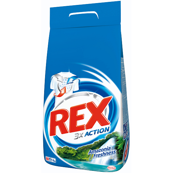 Rex Amazonia Frische Waschpulver 60 Dosen von 4,5 kg