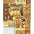 Nekupto Geschenkpapier 70 x 200 cm Goldene Weihnachtskerzen