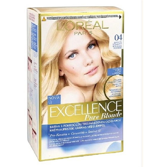 Loreal Paris Excellence Reinblonde Haarfarbe 04 Blonder ultraleichter Champagner