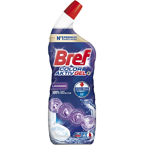 Bref WC Gel Excellence Gel Color Aktiv+ Lavendel, 700 ml