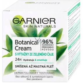 Garnier Skin Naturals Botanical Cream mit grünem Tee extrahiert Hautcreme zur Kombination mit fettiger Haut 50 ml