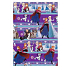 Ditipo Geschenkpapier 70 x 200 cm Weihnachten Disney Ice Kingdom lila