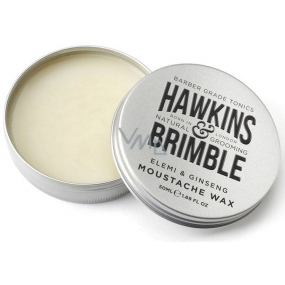 Hawkins & Brimble Bartwachs für Männer mit zartem Duft elemi und Ginseng 50 ml