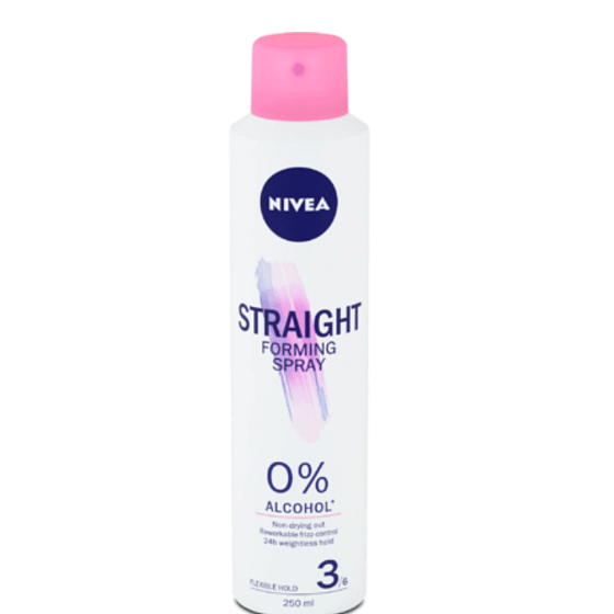 Nivea Straight Shaping Spray für eine glatte Frisur gegen Frizz und Haartrocknung 250 ml