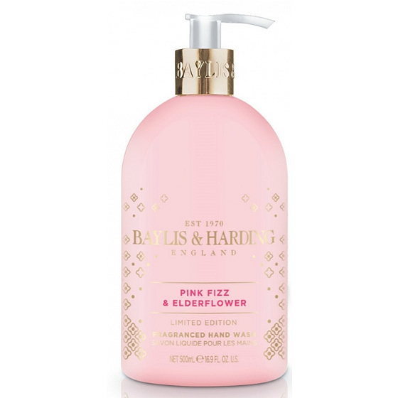 Baylis & Harding Pink Fizz und Linden Flower Flüssigseifenspender 500 ml