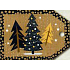 Nekupto Weihnachtsgeschenkkarten Bäume 5,5 x 7,5 cm 6 Stück