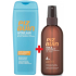 Piz Buin Tan & Protect SPF6 Schutzöl beschleunigt den Bräunungsprozess 150 ml Spray + After Sun Tan Intensivierende feuchtigkeitsspendende Milch nach dem Bräunen, betont das Bräunen 200 ml, Duopack