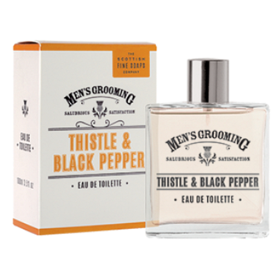 Scottish Fine Soaps Schwarzer Pfeffer und Mariendistel Eau de Toilette für Männer 100 ml