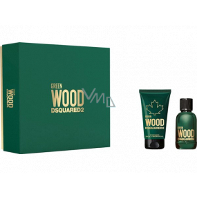 Dsquared2 Green Wood Eau de Toilette für Männer 30 ml + Duschgel 50 ml, Geschenkset