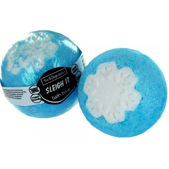 The Soap Story Sleigh It Weihnachten funkelnde Badebombe 120 g