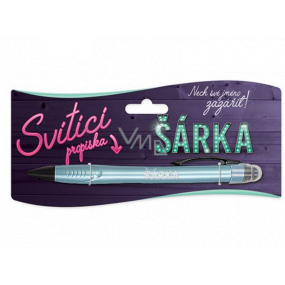 Nekupto Glühender Stift mit dem Namen Šárka, Touch Tool Controller 15 cm