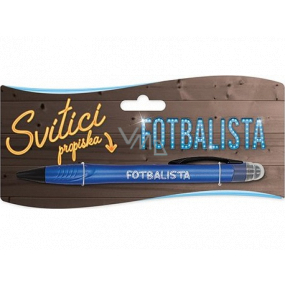 Nekupto Glühender Stift mit Fußballspieler-Aufdruck, Touch-Tool-Controller 15 cm