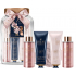 Grace Cole Velvet Rose & Peony Körpercreme 50 ml + Hand- und Nagelcreme 50 ml + Badeschaum 100 ml + Waschgel 100 ml + Waschschwamm + Glasbehälter, Kosmetikset für Damen