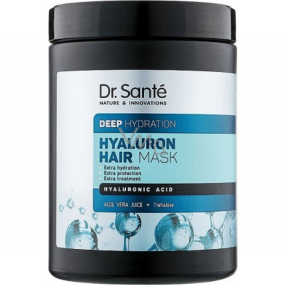 Dr. Santé Hyaluron Hair Deep Hydration Mask für trockenes, stumpfes und brüchiges Haar 1 l