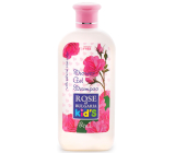 Rose of Bulgaria 2in1 Duschgel und Shampoo mit Rosenwasser für Kinder 200 ml
