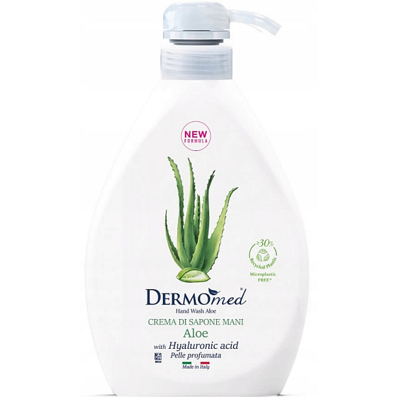 Dermomed Aloe Vera Flüssigseife 1 l Spender