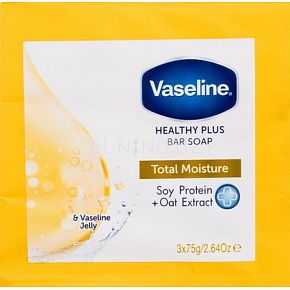Vaseline Seife Total Moisture, 3x 75 g