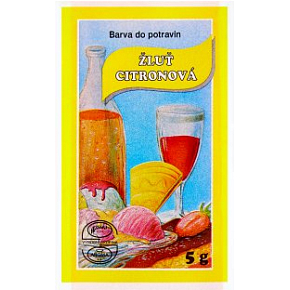 Aroco Pulver Lebensmittelfarbe, gelber Zitronen, 5 g