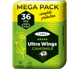 Carin Ultra Wings Kamille dámské vložky, 36 ks