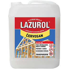 Lazurol Červosan zur Bekämpfung von Holzwürmern, 5 l
