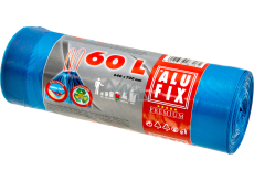 Alufix Müllsäcke, 20 µ, 64 × 71 cm, 60 l, 15 Stk