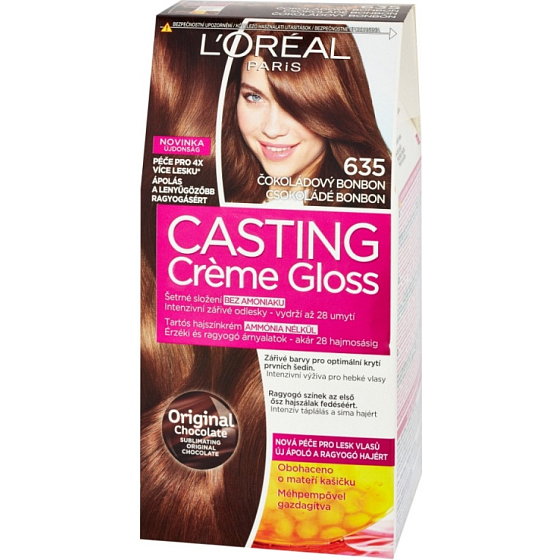 L'Oréal Casting Crème Gloss Haarfarbe Schokoladenbonbon 635