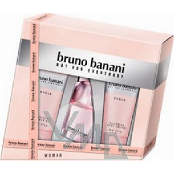 Bruno Banani Frau Eau de Toilette 20 ml + Duschgel 50 ml + Körperlotion 50 ml, Geschenkset