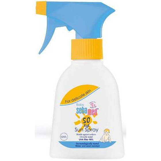 SebaMed Baby Sun SPF50 Sonnenschutzspray für Kinder sehr hoher Schutz 200 ml