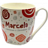 Nekupto Twister Becher namens Marcela rot 0,4 Liter